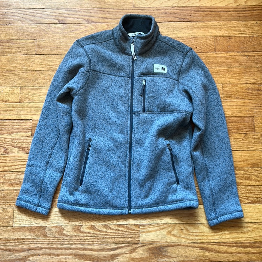 North Face full zip fleece jacket